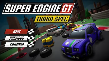 Titelbild von Super Engine GT Turbo SPEC (PC, PlayStation 4, PlayStation 5, Nintendo Switch, Xbox One, Xbox Series X|S)