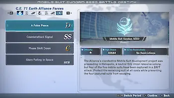 Screenshot von Mobile Suit Gundam SEED Battle Destiny Remastered