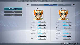 Screenshot vonMobile Suit Gundam SEED Battle Destiny Remastered