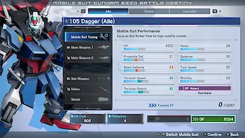 Screenshot von Mobile Suit Gundam SEED Battle Destiny Remastered