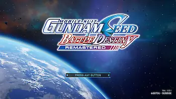 Titelbild von Mobile Suit Gundam SEED Battle Destiny Remastered (PC, Nintendo Switch, Nintendo Switch 2)