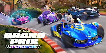 Titelbild von Ed & Edda: GRAND PRIX – Racing Champions (PC, PlayStation 5, Nintendo Switch, Nintendo Switch 2, Xbox Series X|S)