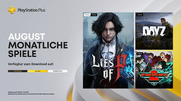 PlayStation Plus Essentials Spiele im August 2025
