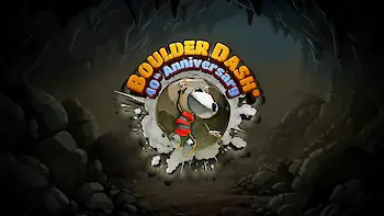 Titelbild von Boulder Dash 40th Anniversary (PC, PlayStation 4, PlayStation 5, Xbox One, Xbox Series X|S)