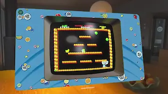 Screenshot von Retrocade (Apple Vision Pro)