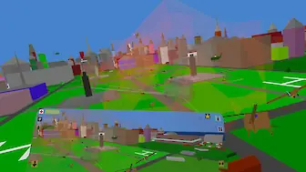 Screenshot von Retro Flight: 3D-Kampfsim (Apple Vision Pro)