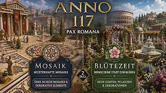 Anno 117: Mosaik und Blütezeit bringen noch mehr Pracht in das Römische Reich