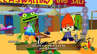 Screenshot von PaRappa The Rapper Remastered