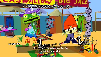 Screenshot von PaRappa The Rapper Remastered