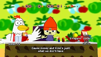 Screenshot vonPaRappa The Rapper Remastered
