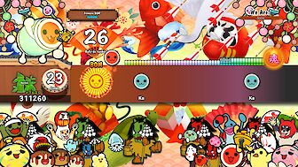 Screenshot vonTaiko no Tatsujin: Drum Session!