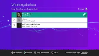 Screenshot vonSingStar Celebration