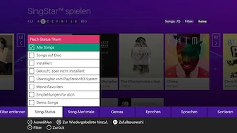 Screenshot vonSingStar Celebration