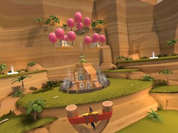 Screenshot von Angry Birds VR: Isle of Pigs