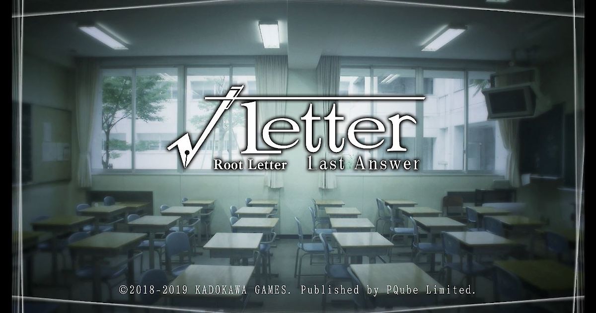 Arvutimäng PlayStation 4 Mäng Root Letter: Last Answer Day One Edition