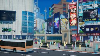 Screenshot vonDusk Diver (English)