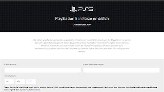 Sony eröffnet PlayStation 5 Teaser Webseite