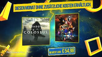 PS Plus im März 2020 bringt euch Shadow of the Colossus und Sonic Forces