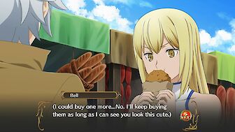 Screenshot vonIs It Wrong to Try to Pick Up Girls in a Dungeon: Infinite Combate