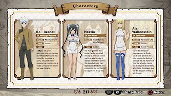 Screenshot vonIs It Wrong to Try to Pick Up Girls in a Dungeon: Infinite Combate