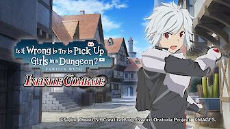 Titelbild vonIs It Wrong to Try to Pick Up Girls in a Dungeon: Infinite Combate (English) (PC, PlayStation 4, Nintendo Switch)