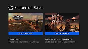 Railway Empire und Where The Water Tastes Like Wine kostenlos bei Epic Games