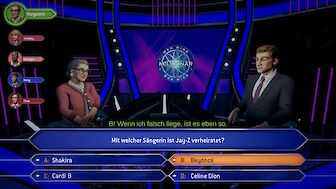 Screenshot vonWer wird Millionär?