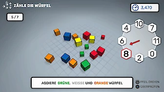 Screenshot vonProfessor Rubik’s Gehirntrainer