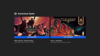 Pillars of Eternity und Tyranny sind aktuell kostenlos im Epic games Store
