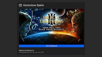 Galactic Civilizations III jetzt kostenlos im Epic Games Store
