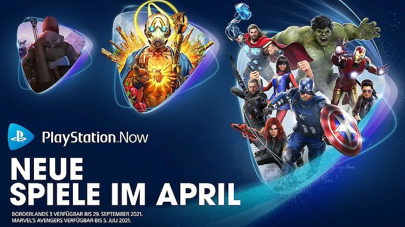 Marvel's Avengers, Borderlands 3 und The Long Dark sind die PS Now Spiele im April 2021