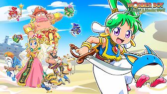 Titelbild von Wonder Boy: Asha in Monster World (PC, PS4, Switch, Xbox One)