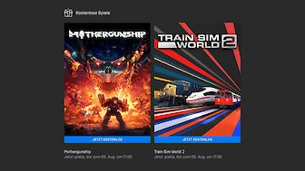 Mothergunship und Train Sim World 2 kostenlos im Epic Games Store