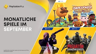 Overcooked: All You Can Eat!, Hitman 2, Predator: Hunting Grounds sind die PS Plus Spiele im September