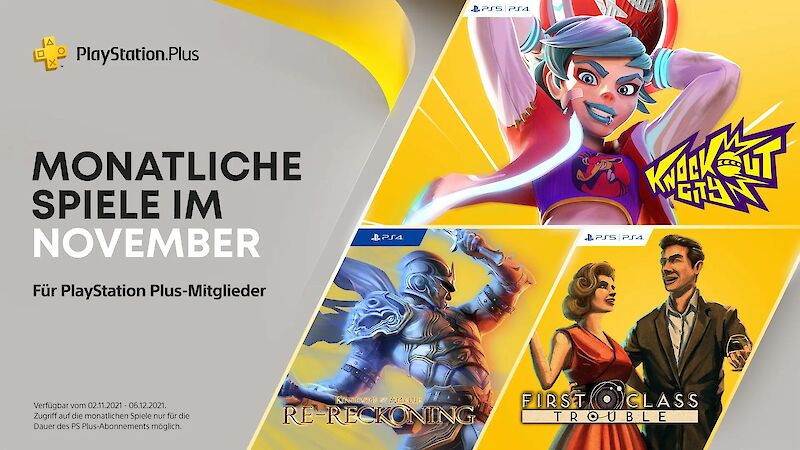 Knockout City, First Class Trouble, Kingdoms of Amalur: Re-Reckoning & 3 PSVR Spiele ab morgen im PS Plus
