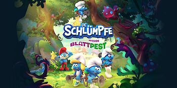 Titelbild von Die Schlümpfe – Mission Blattpest (PC, PlayStation 4, PlayStation 5, Nintendo Switch, Xbox One, Xbox Series X|S)