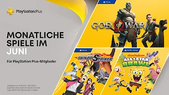 God of War, Naruto to Boruto: Shinobi Striker und Nickelodeon All-Star Brawl sind die PS Plus Spiele im Juni 2022