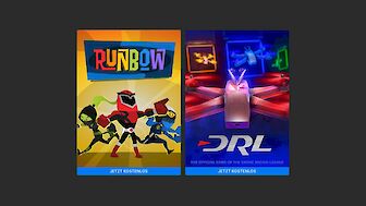 Runbow und DRL kostenlos im Epic Games Store