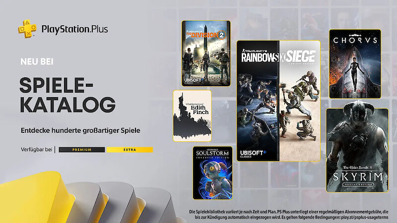 Eure PlayStation Plus Extra und Premium Spiele für November sind ab heute verfügbar