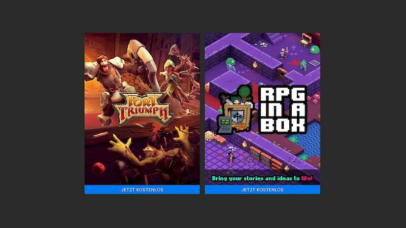 Fort Triumph und RPG in a Box kostenlos im Epic Games Store