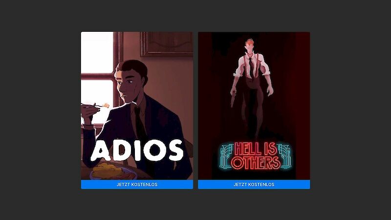 Adios und Hell is Over kostenlos im Epic Games Store