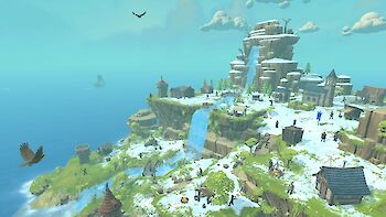 Screenshot von Townsmen VR