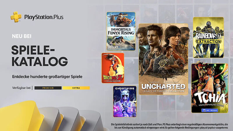 PlayStation Plus Extra & Premium Spiele im März