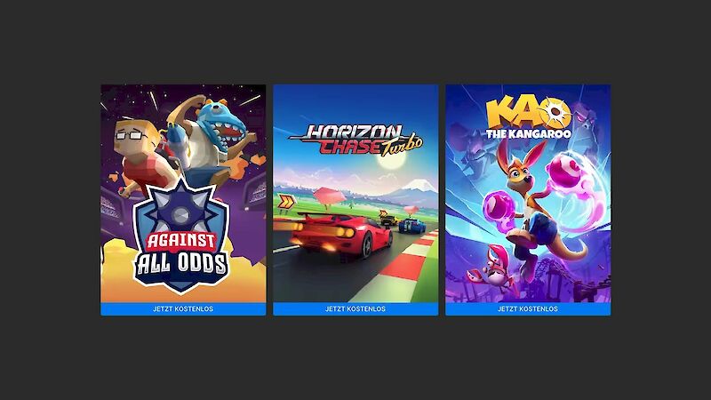 Aktuell gibt es 3 Gratisspiele im Epic Games Store