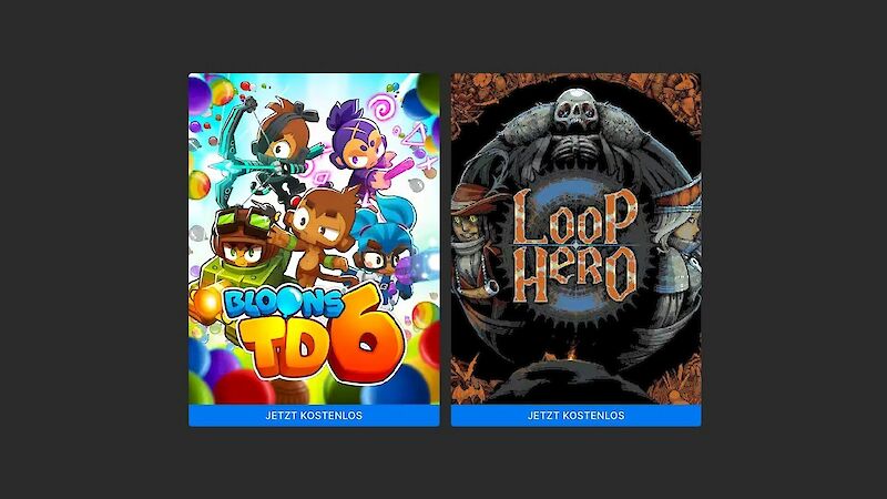 Bloons TD 6 und Loop Hero kostenlos im Epic Games Store