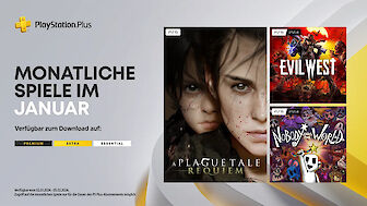 PlayStation Plus Essential im Januar 2024: Epische Abenteuer und Vampirjagd für alle Mitglieder