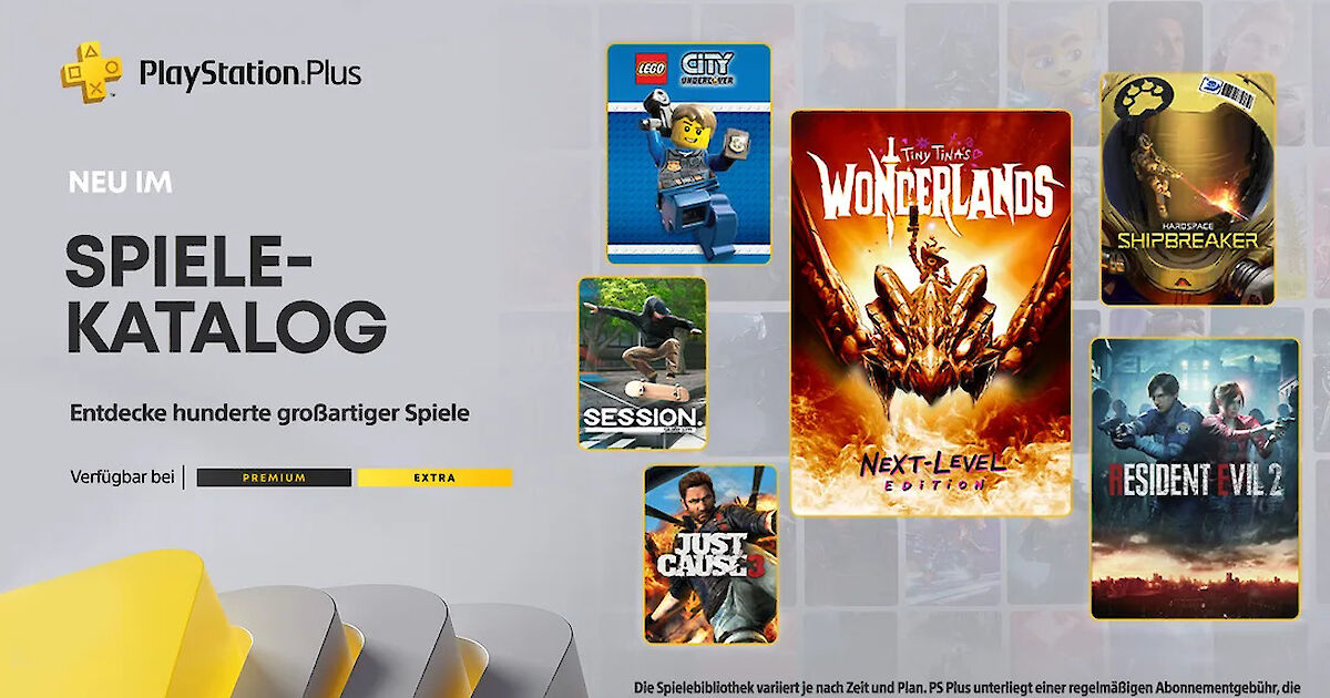 Die PlayStation Plus Extra & Premium Spiele für Januar…