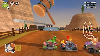Screenshot vonMoorhuhn Kart 4