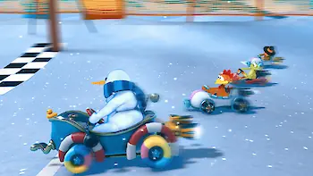 Screenshot von Moorhuhn Kart 4