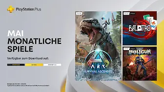 Ark, Balatro & Boltgun: Das sind die kostenlosen PS Plus Spiele im Mai